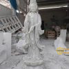 Mẫu tượng Phật Bà Quan Âm bằng đá tự nhiên cao 1m80 (QA01)