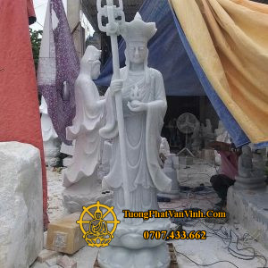 Tượng Địa Tạng Vương Bồ Tát bằng đá tự nhiên nguyên khối cao 2 mét (ĐT001)